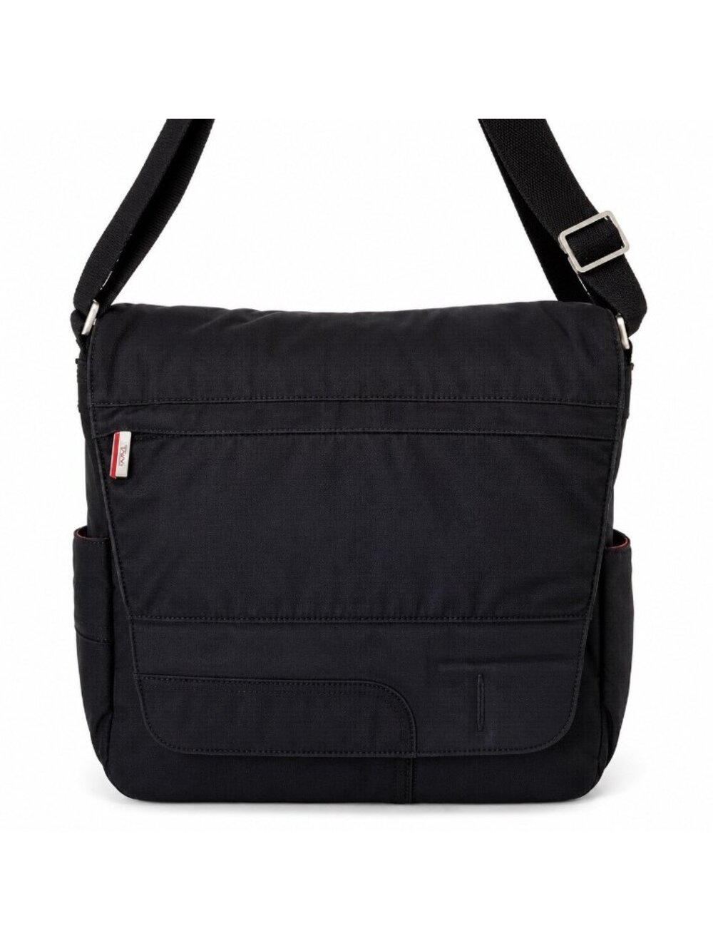 TUMI 6170D Black Ballistic Nylon Shoulder Crossbody Messenger Travel Bag